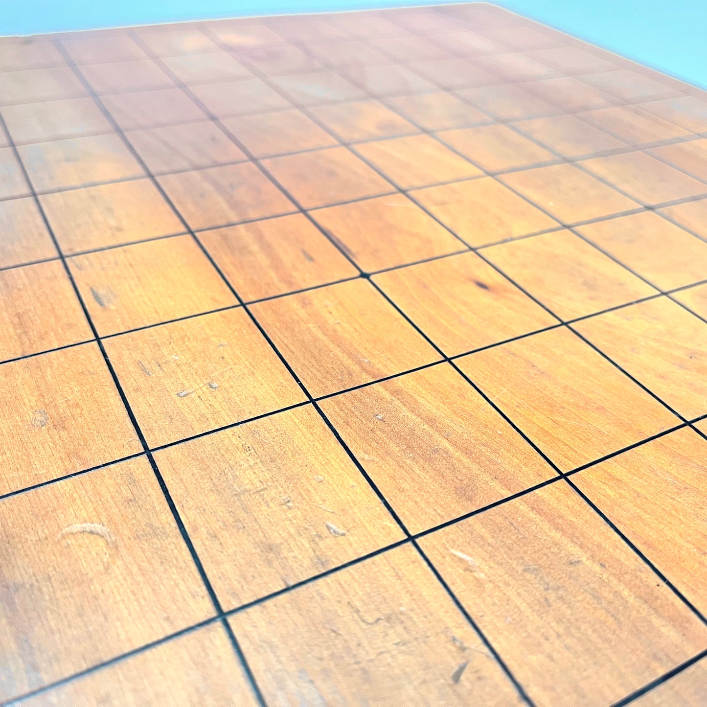 Vintage Japanese Shogiban Chess Board Mid 20th Century