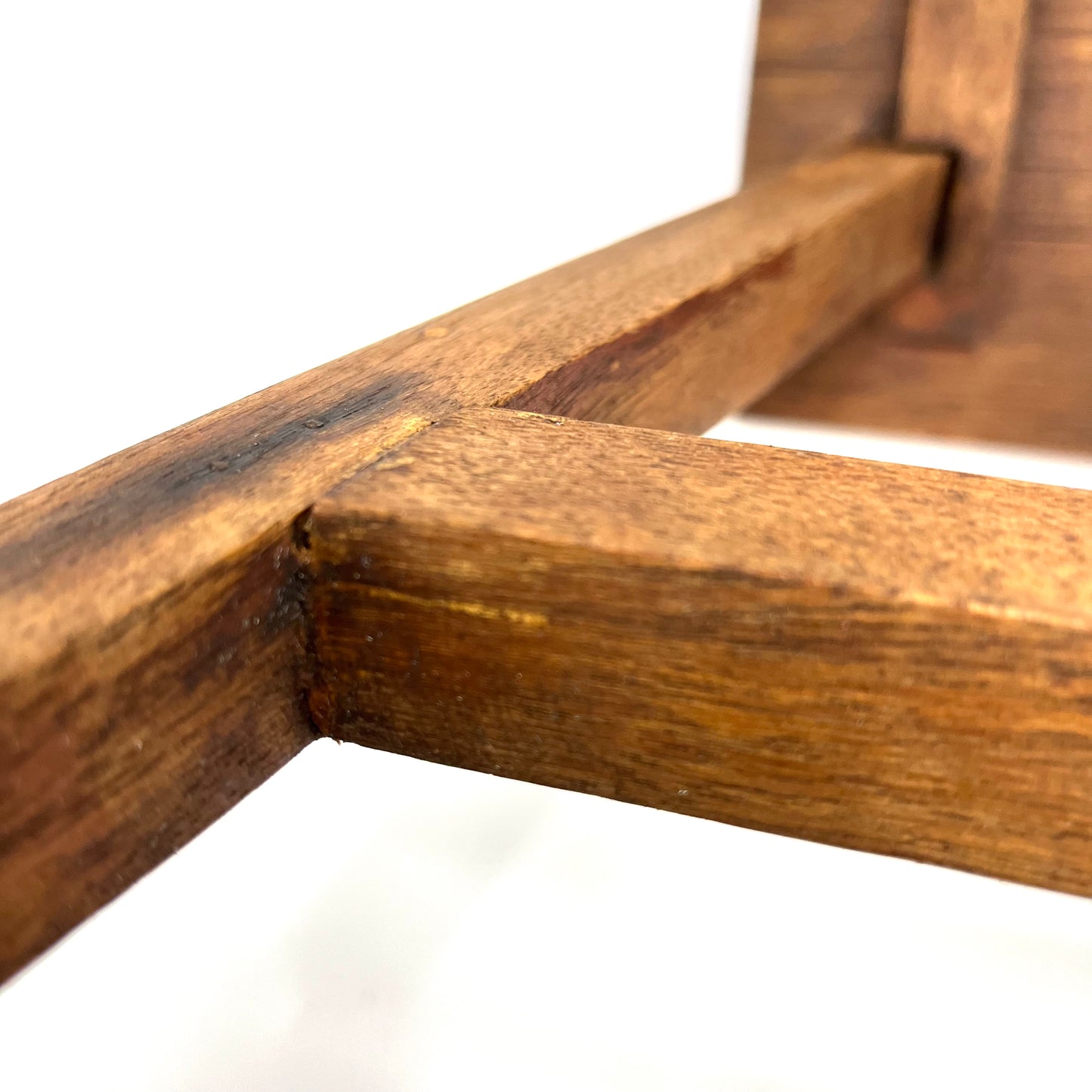 Antique Japanese Taisho Era c1920's Step-stool Mortis & Tenon Joinery