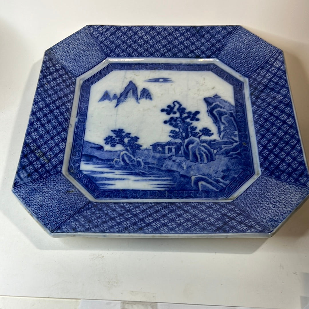 Antique Meiji Era Japanese Ceramic Imari Plate