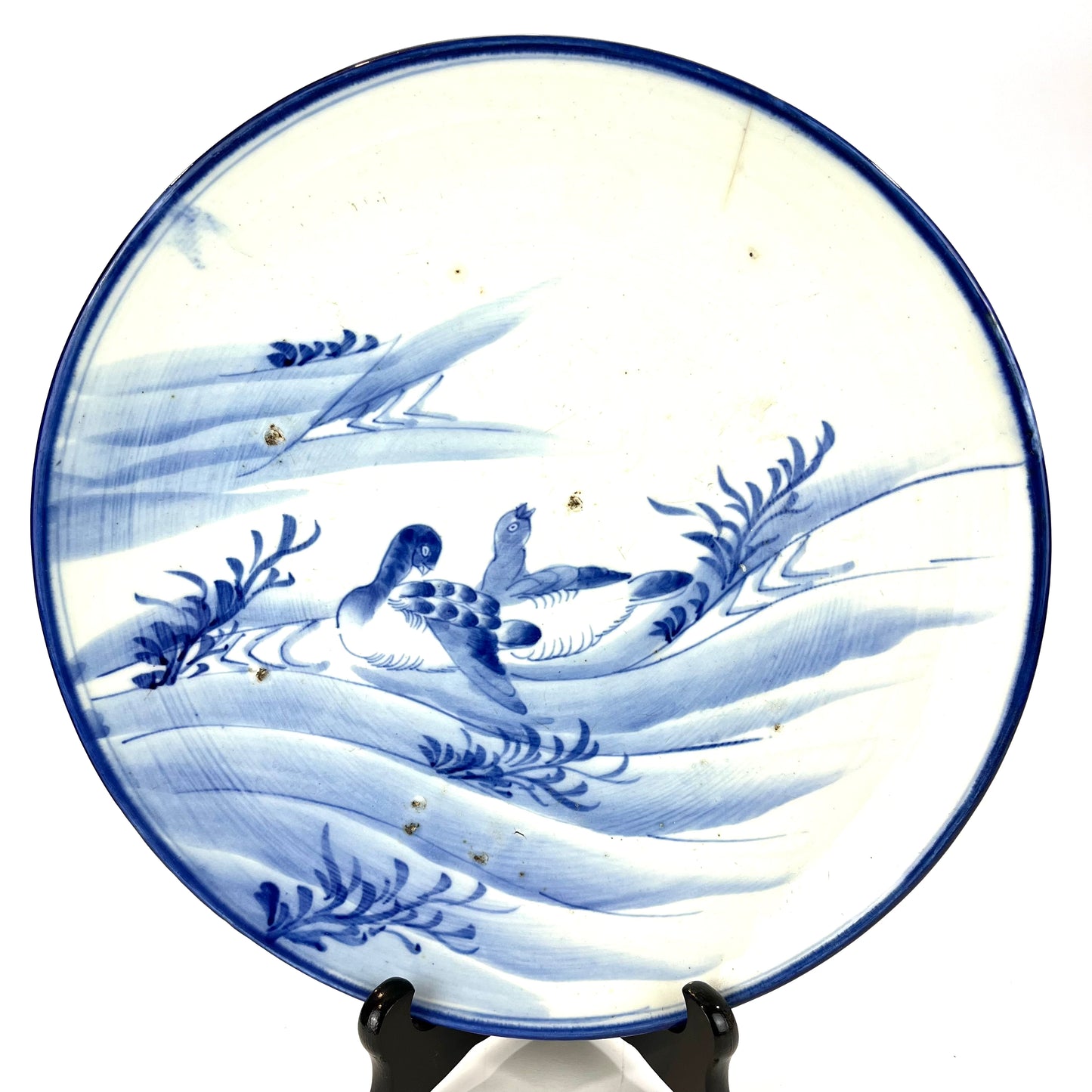 Antique Meiji Era Japanese Ceramic Imari Plate