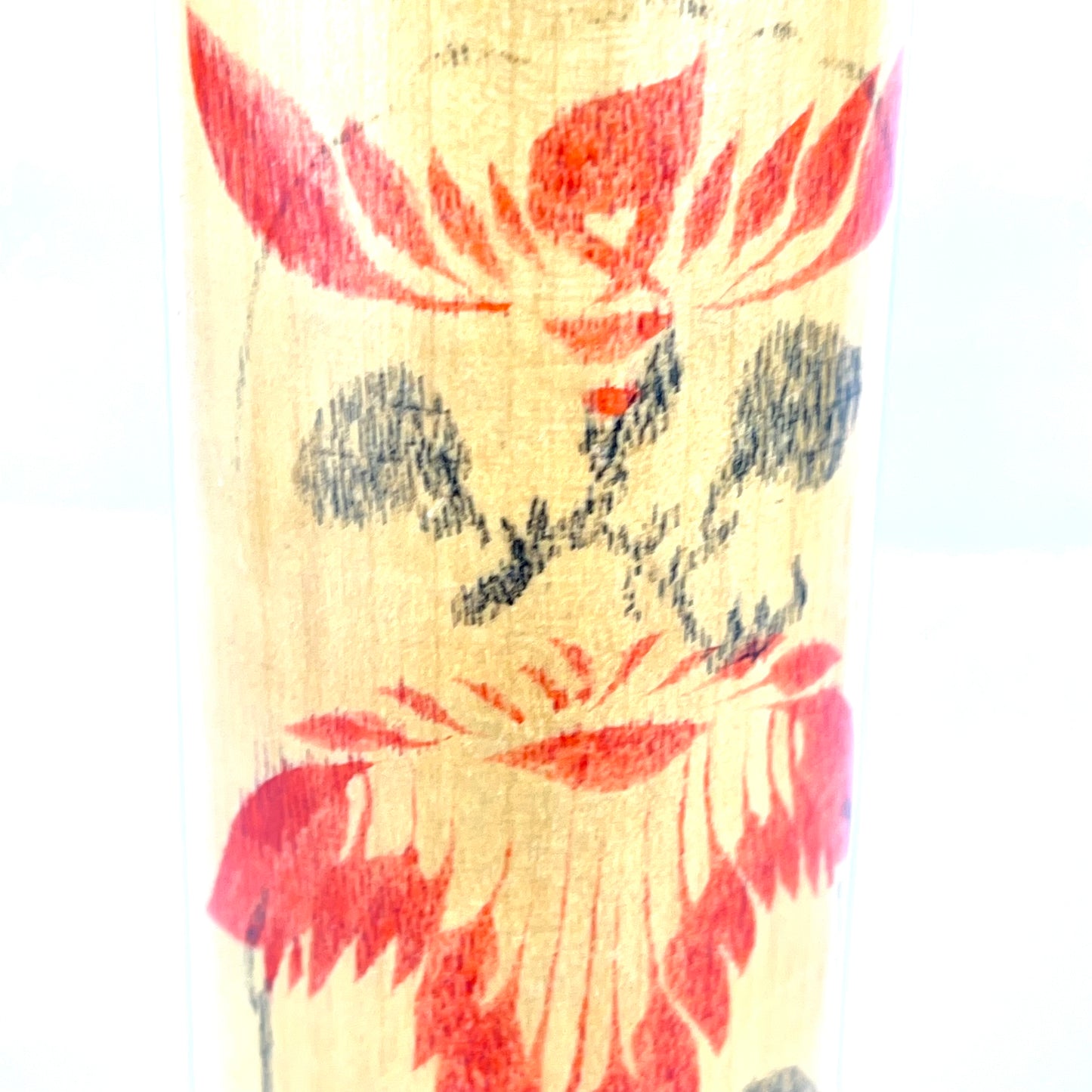 Vintage Japanese Kokeshi WoodenDoll 6"