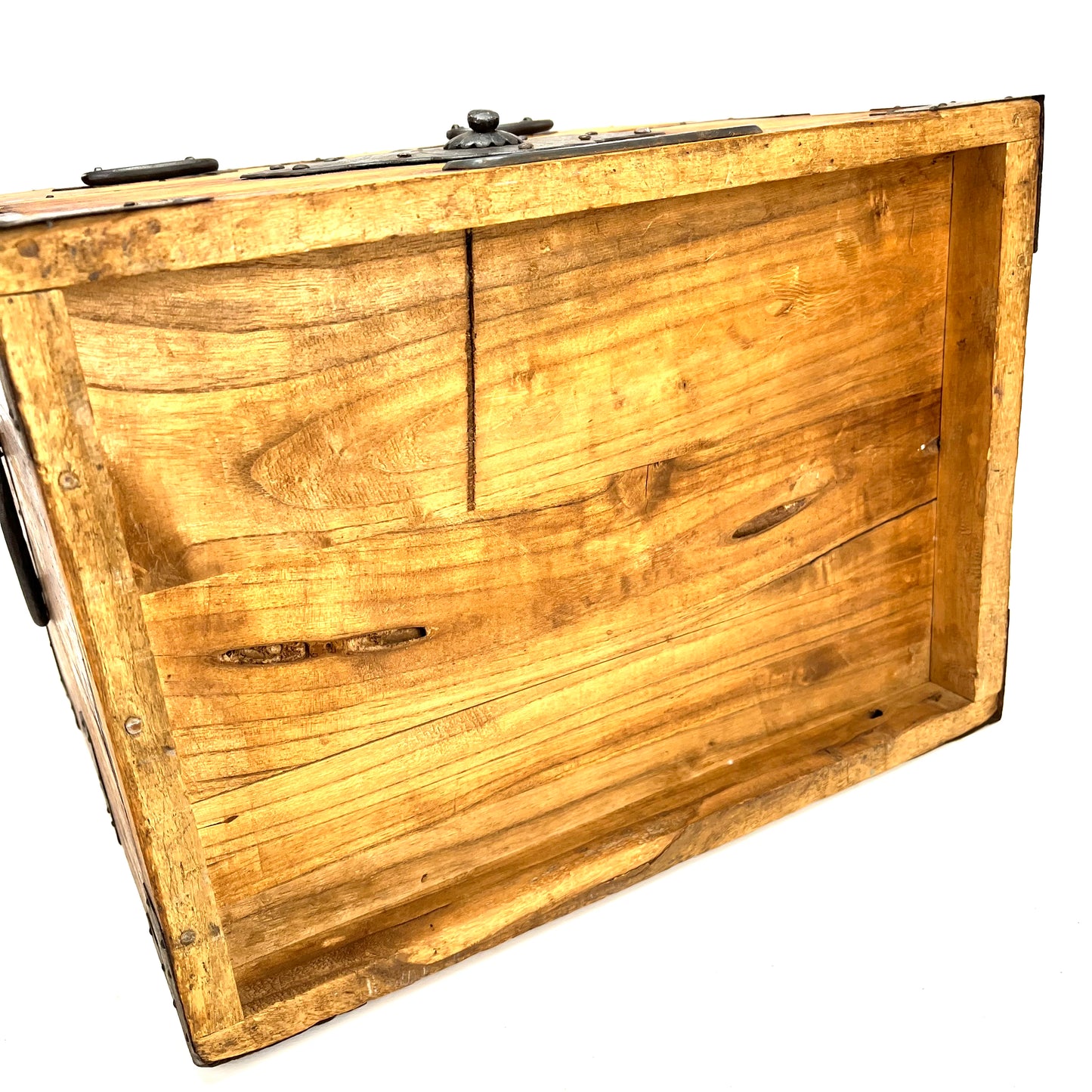 Antique Japanese Meiji Era c1910 Suzuribako Calligraphy Chest Kiri Wood Tansu 14"