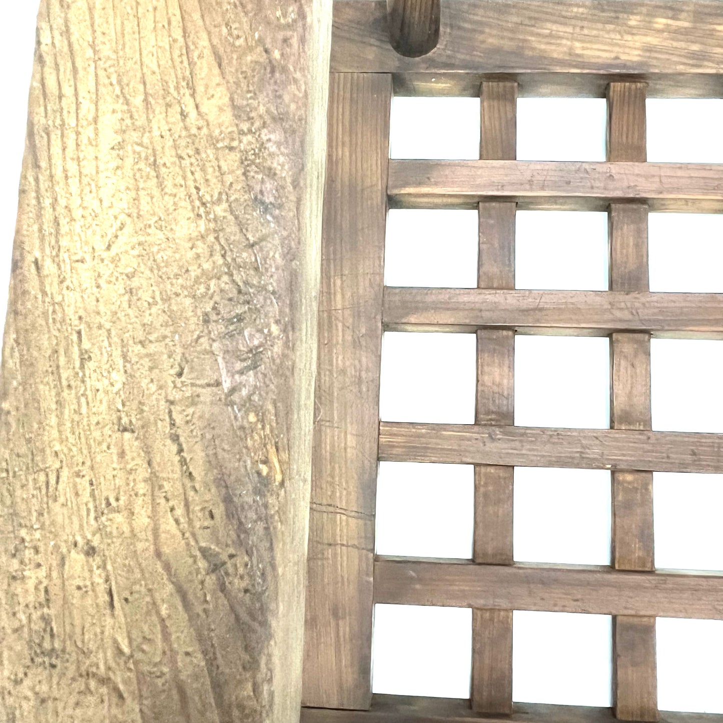 Antique Japanese 1800’s Sugi Wood Kotatsu Table 18"