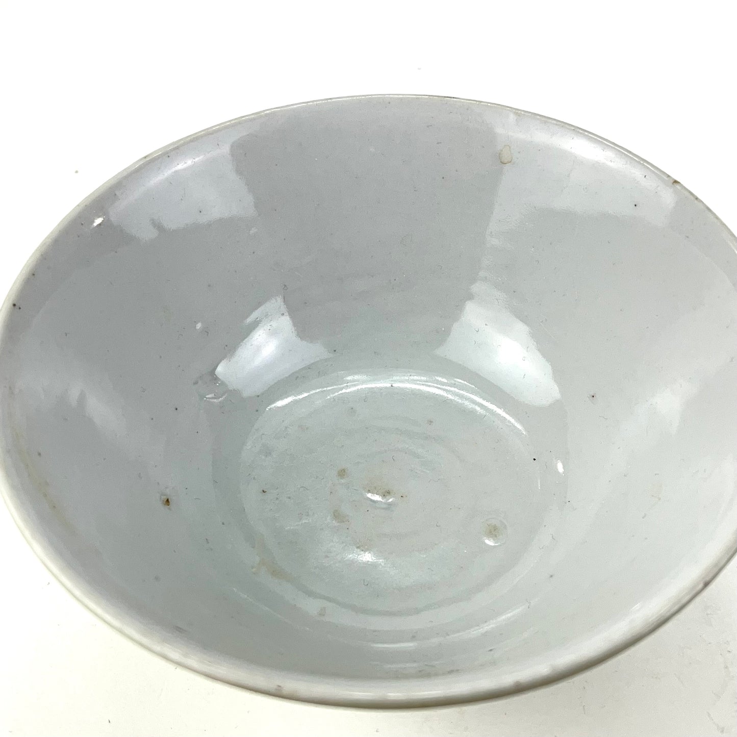 Antique Japanese Meiji Era 1900's Green Celadon Chawan bowls 7"