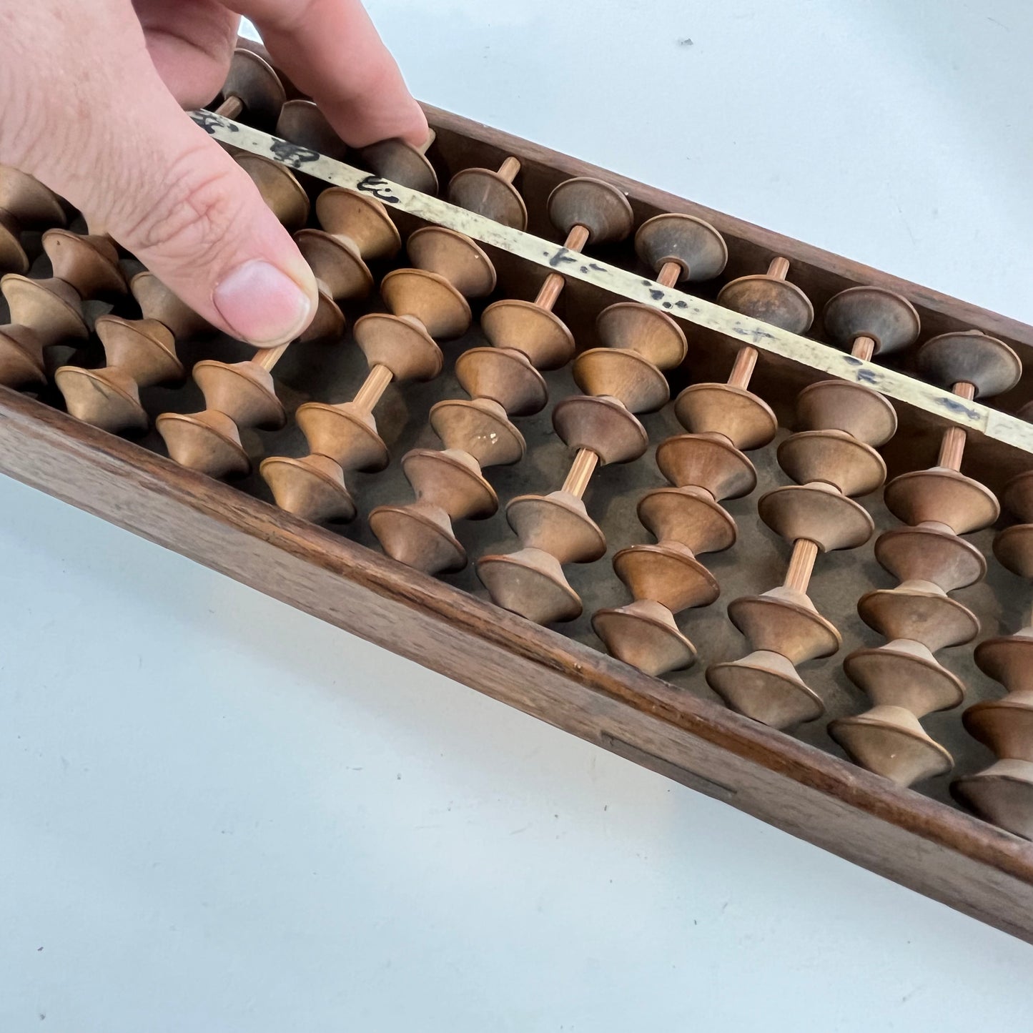 Abacus Wooden Bead Decimal Soroban 18"