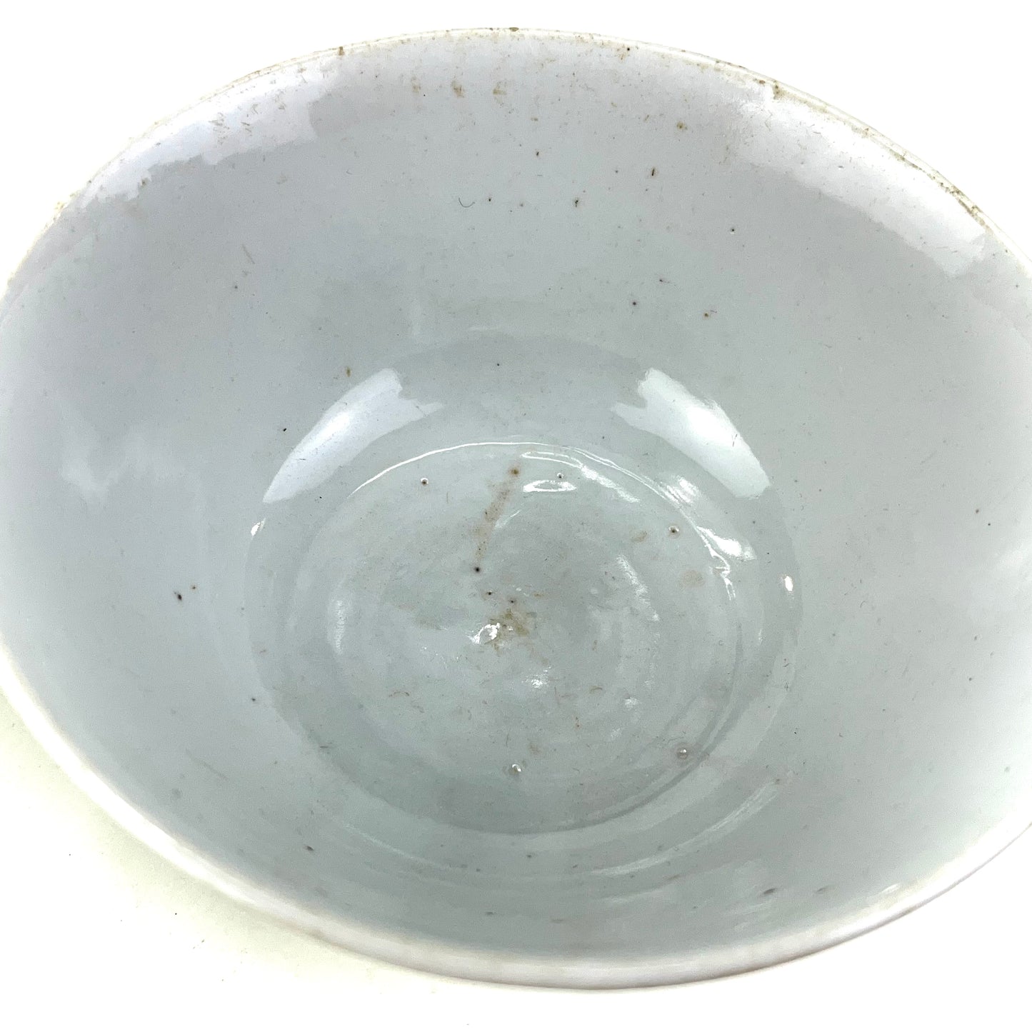 Antique Japanese Meiji Era 1900's Green Celadon Chawan bowls 7"