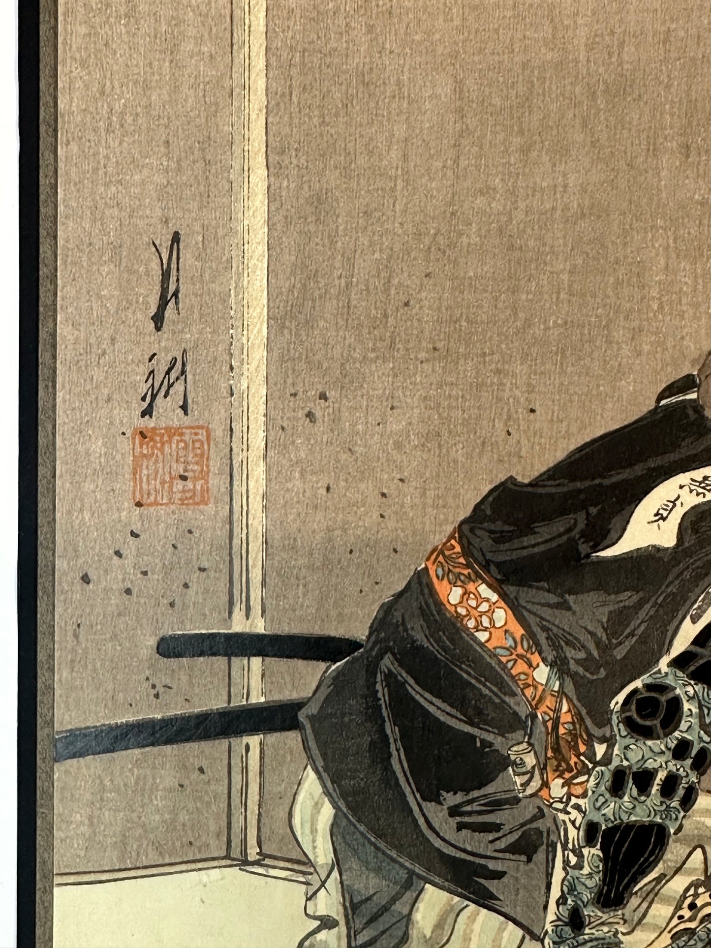 Giclee Woodblock Print 1895 by Gekko (1859-1920) Series 47 Ronin Yoshida Sawaemon