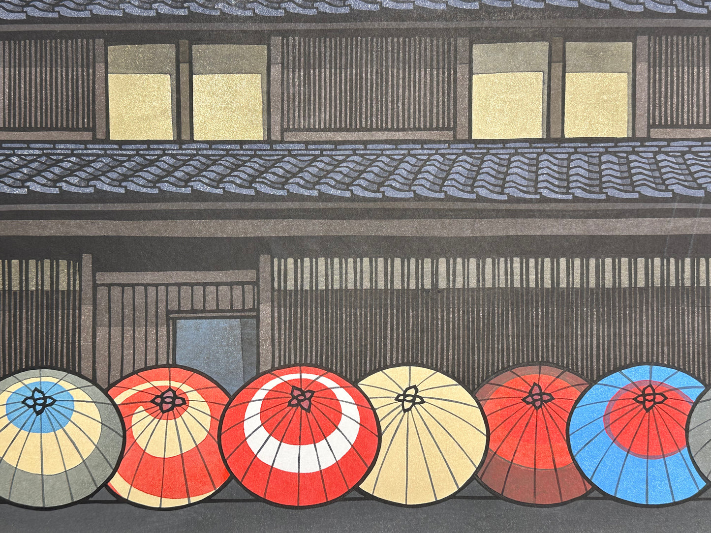 Original Woodblock Print by Katsuyuki Nishijima Lmt Ed 70/500 "Kiso Kaido" 20.5"W