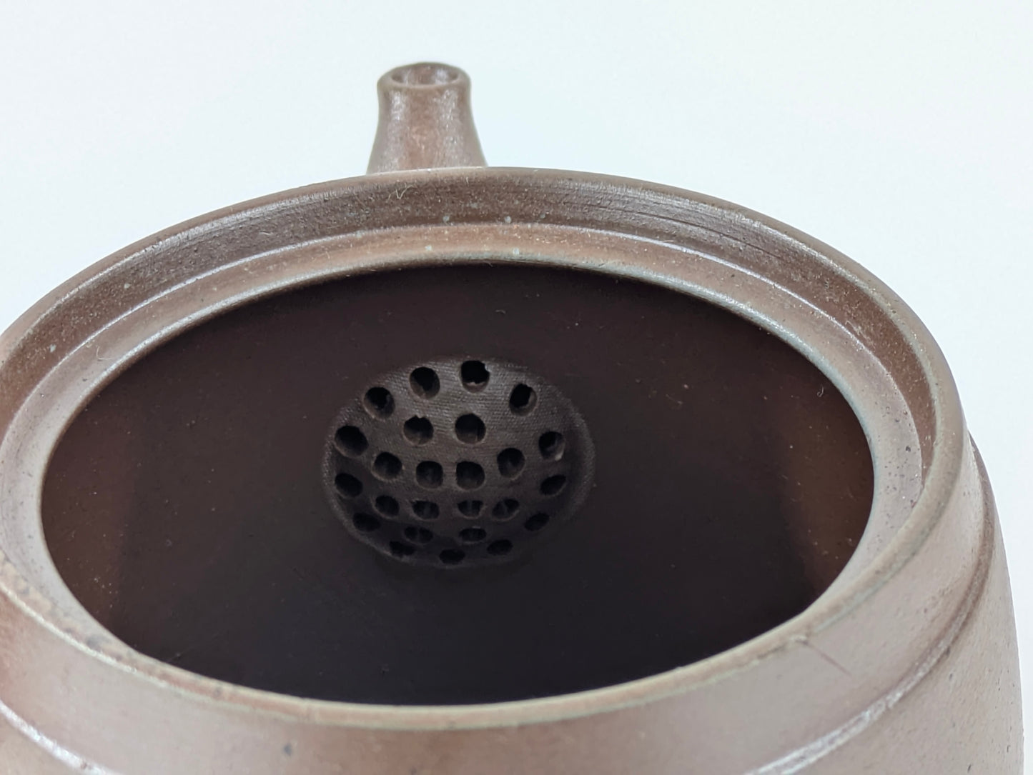 Japanese Tokoname Kyusu Teapot Side Handle Clay w/ Box Signed
