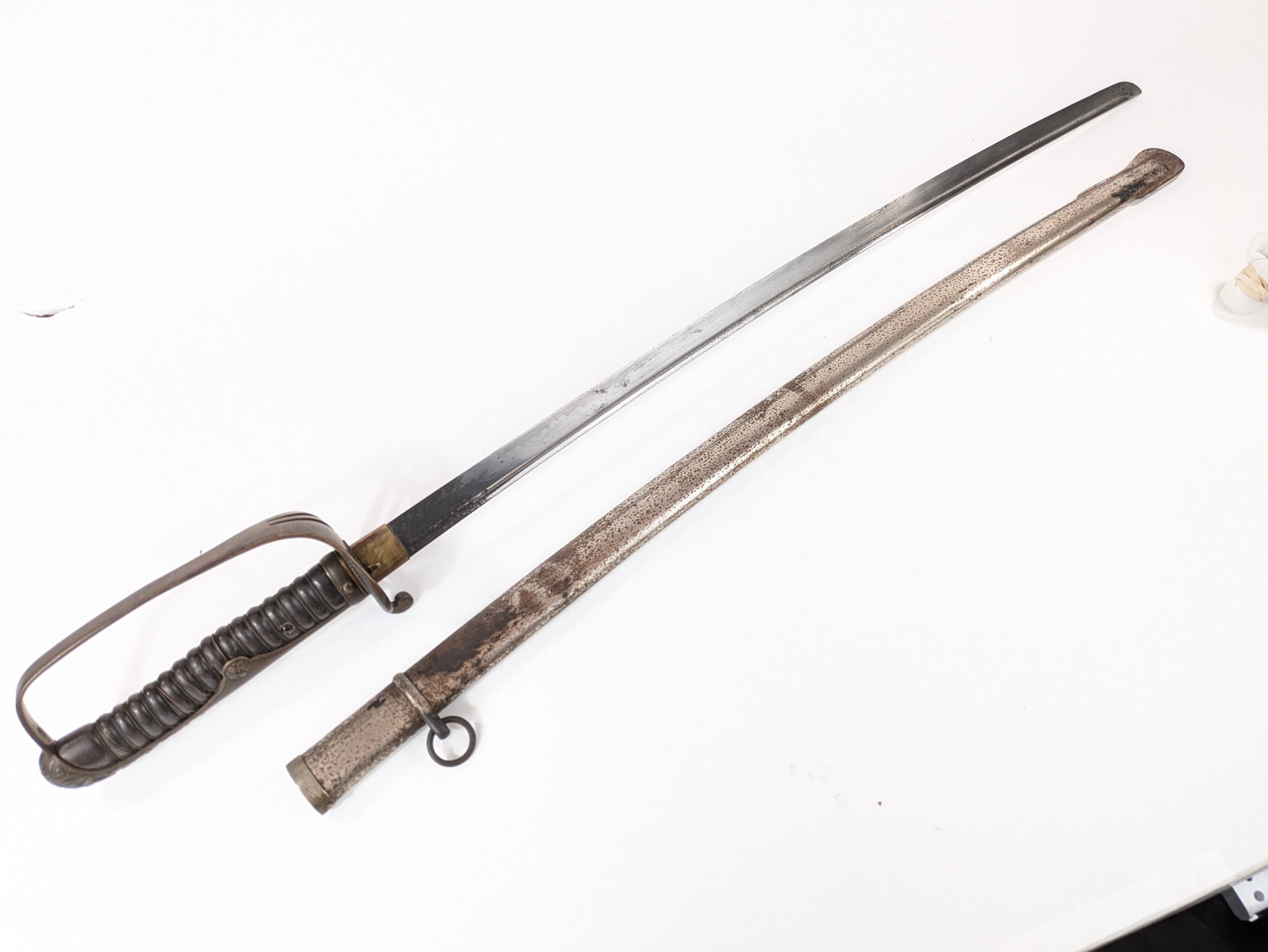 Antique Japanese Type 19 Cavalry Officer’s Sword (Kyū-guntō) Meiji c1880's LS188