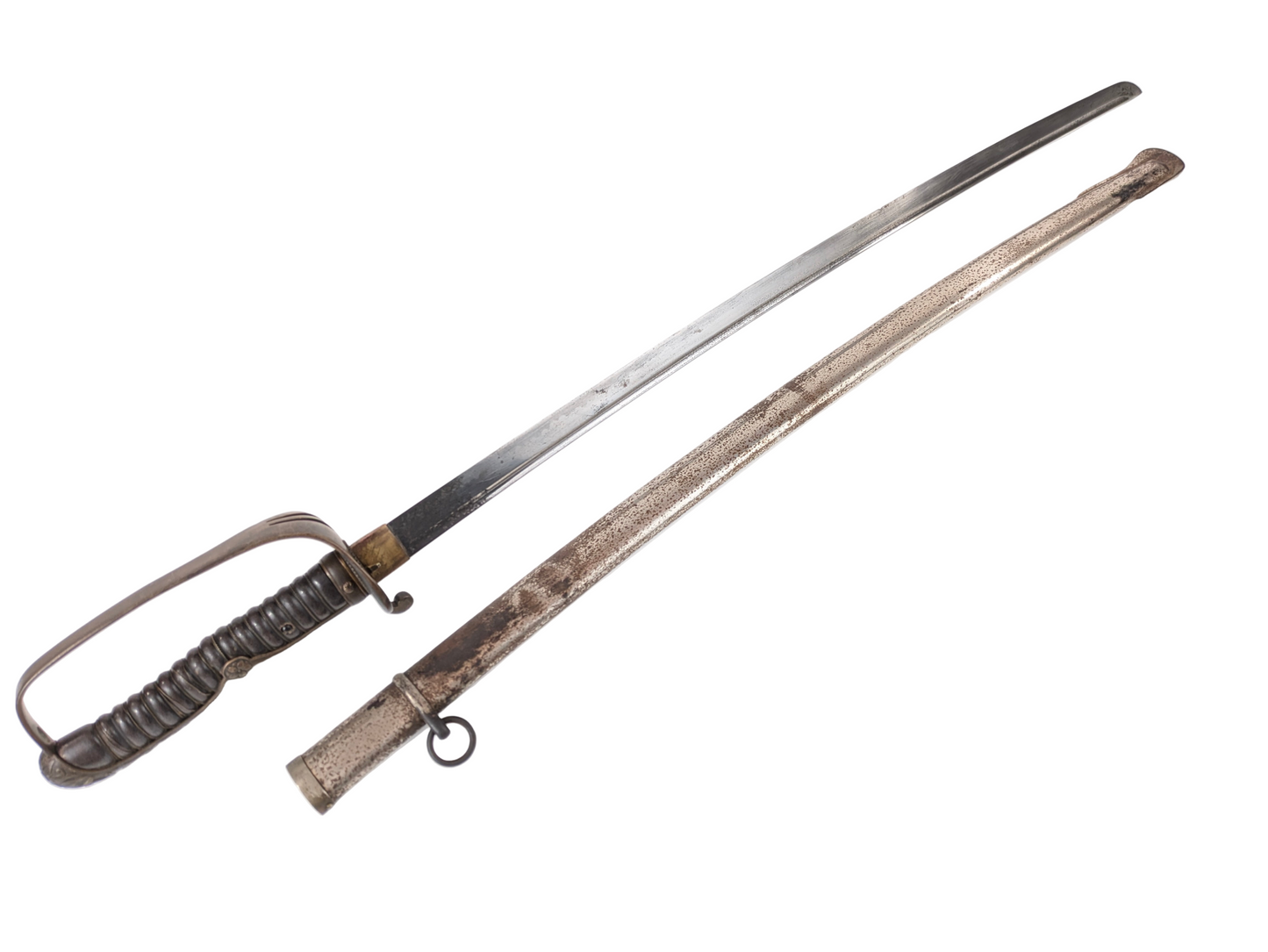 Antique Japanese Type 19 Cavalry Officer’s Sword (Kyū-guntō) Meiji c1880's LS188
