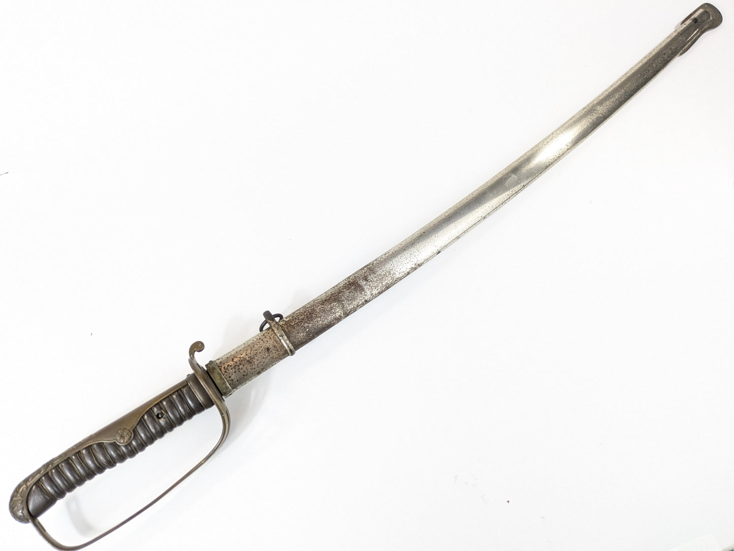 Antique Japanese Type 19 Cavalry Officer’s Sword (Kyū-guntō) Meiji c1880's LS188