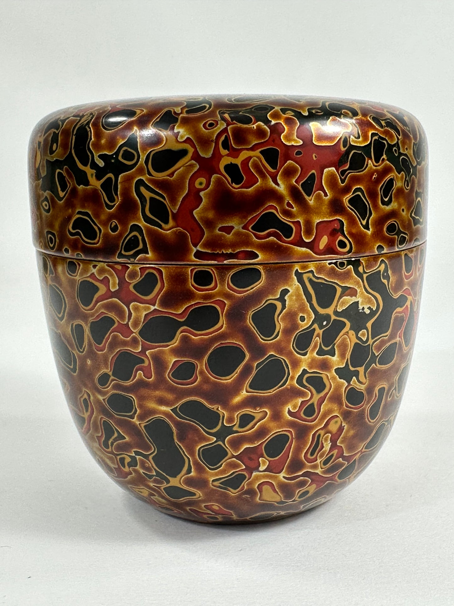 Vintage Japanese Tea Ceremony Natsume Tsugari Nuri Lacquer Karanuri 3”