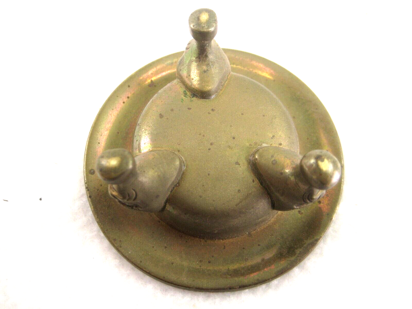 Vintage Japanese Miniature Girls Day Replica Bronze Edo Era Style Hibatchi