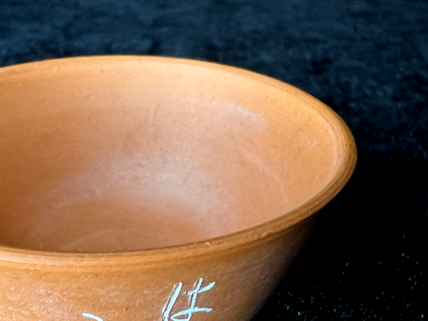 Vintage Japanese Set Of 2 Guinomi Sake Cup Tokoname-Yaki Sakazuki Poem 2"