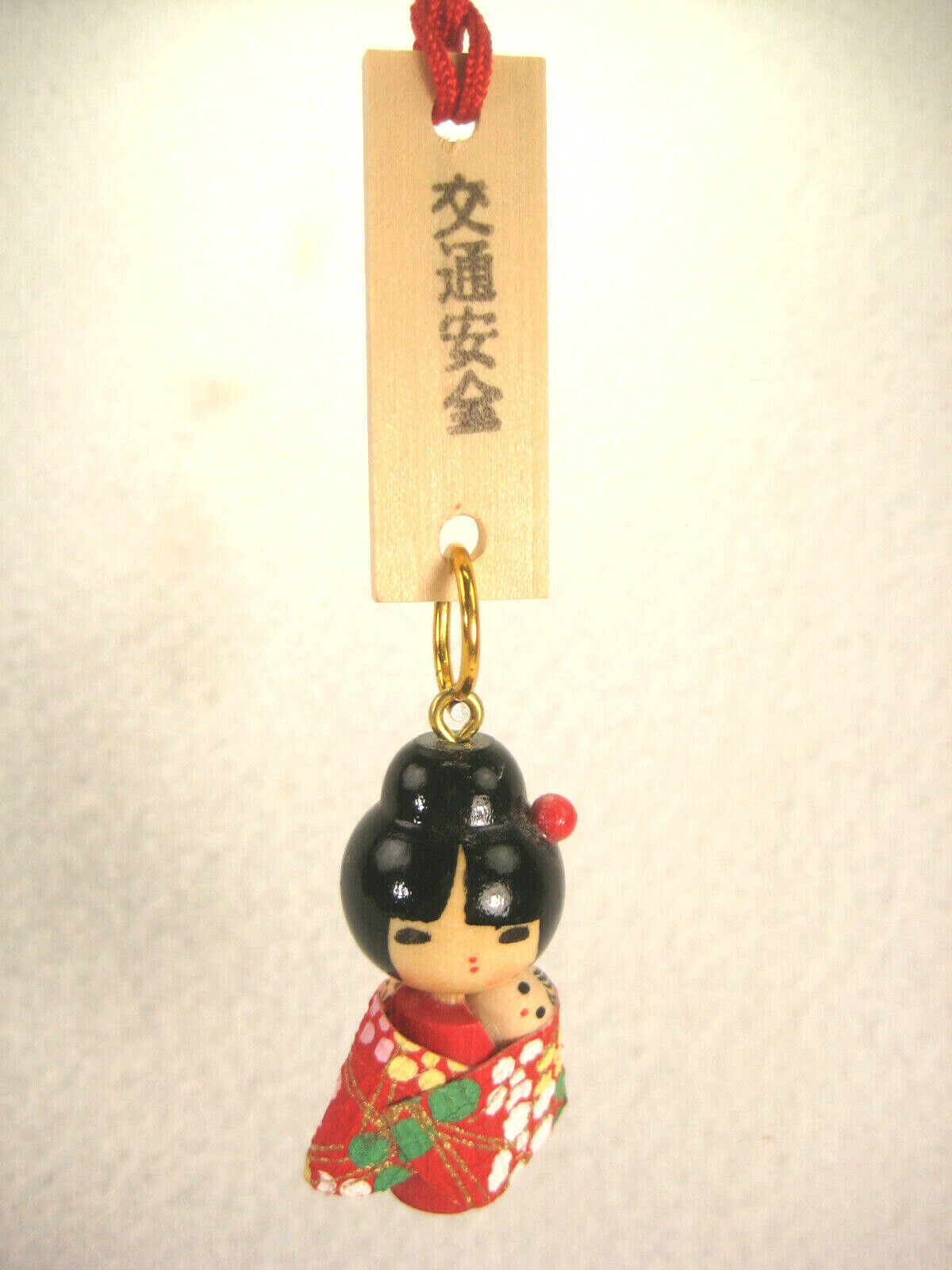 Japanese Hanging Kokeshi Charm To Protect Against Traffic Accidents