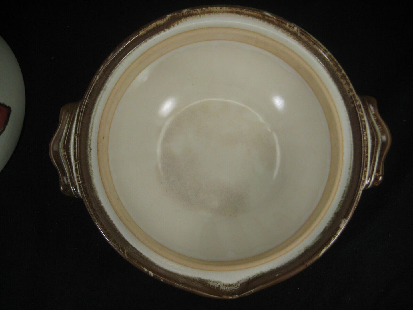 Japanese Ceramic Hot Pot Donabe For Nabe Shabu Sukiyaki Red Green Gold Leavs