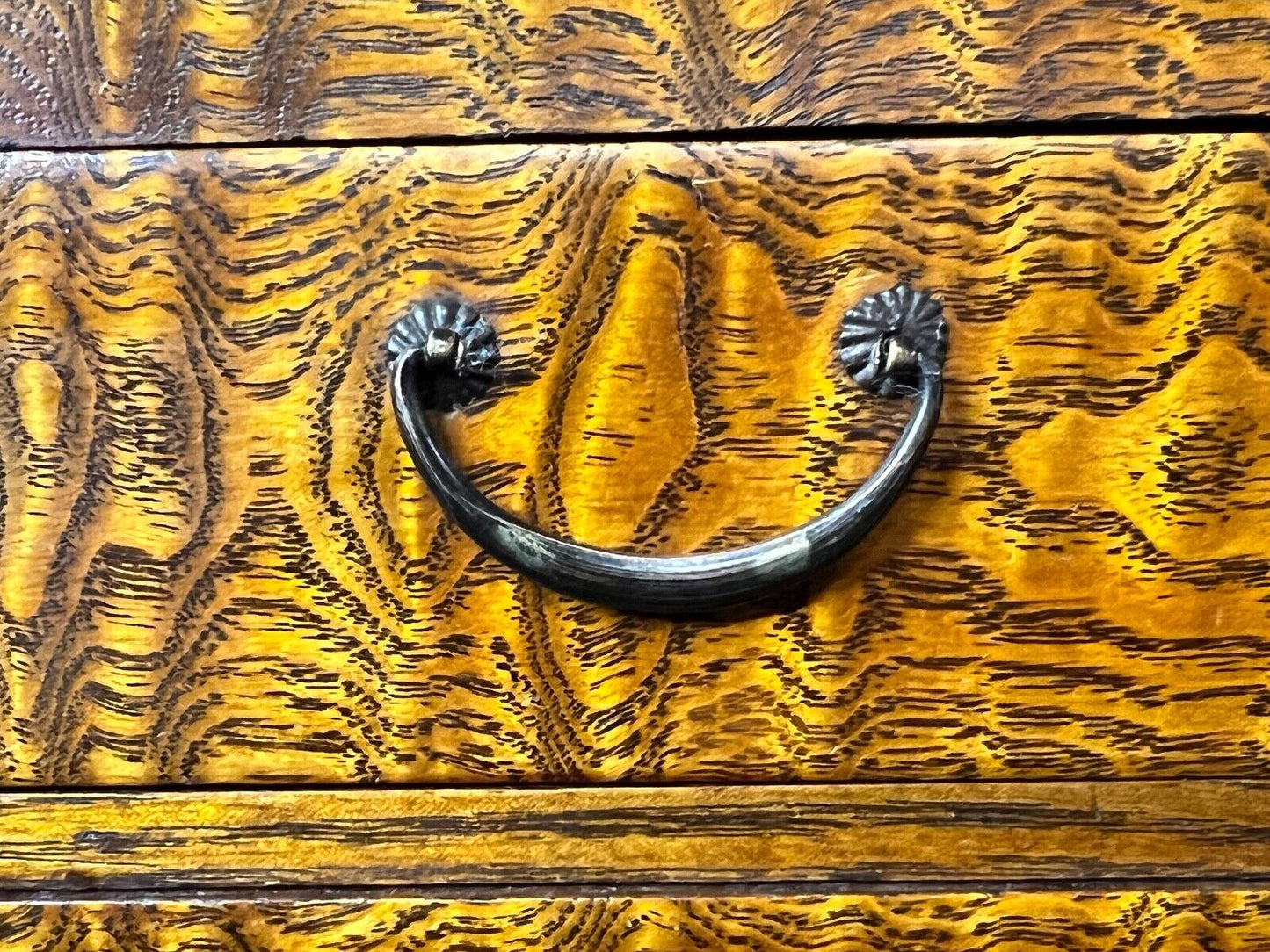 Antique Japanese Meiji Era C1890 Sugi Wood Suzuribako Calligraphy Tansu 10"
