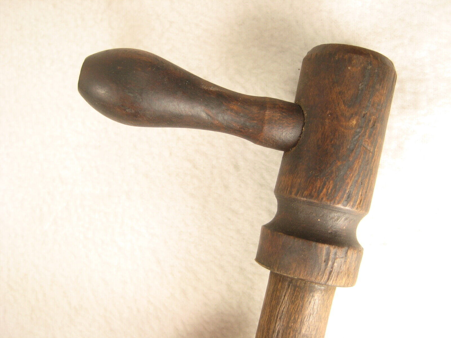 Antique Wooden Beer Barrel Wine Keg Bung Spigot Spout Tap Wood Faucet