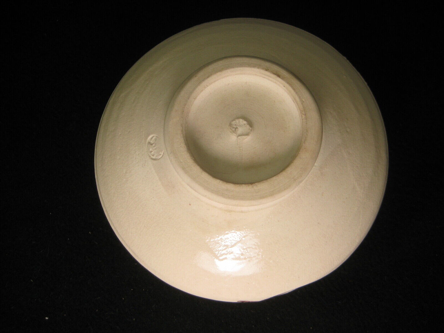 Antique Japanese Signed Oribe Ware Tea Ceremony Ceramic Chawan Tea Bowl