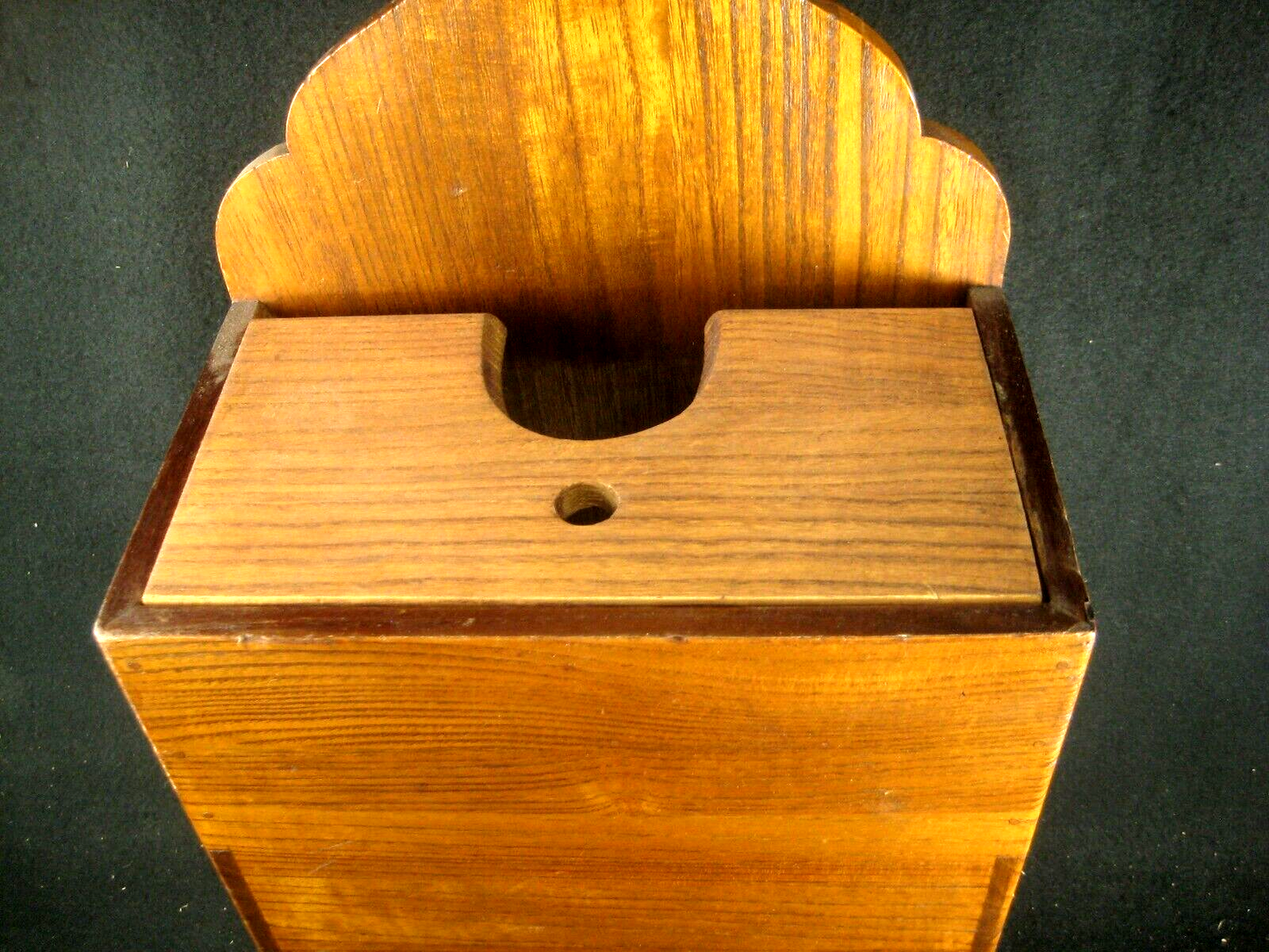 Vintage Japanese Shamisen Stand Box (Early 1900'S) Kiri Wood W/ One Drawer