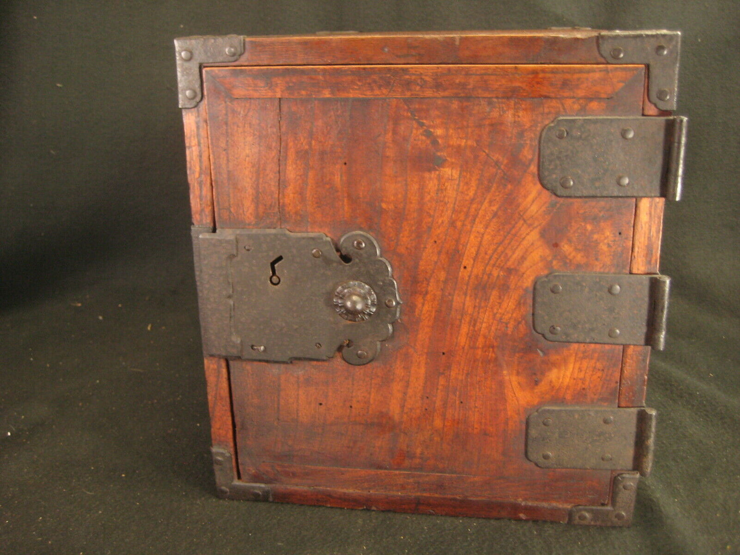 Antique Japanese Edo Era (C1800) Kakesuzuri Funadansu Document Tansu Chest