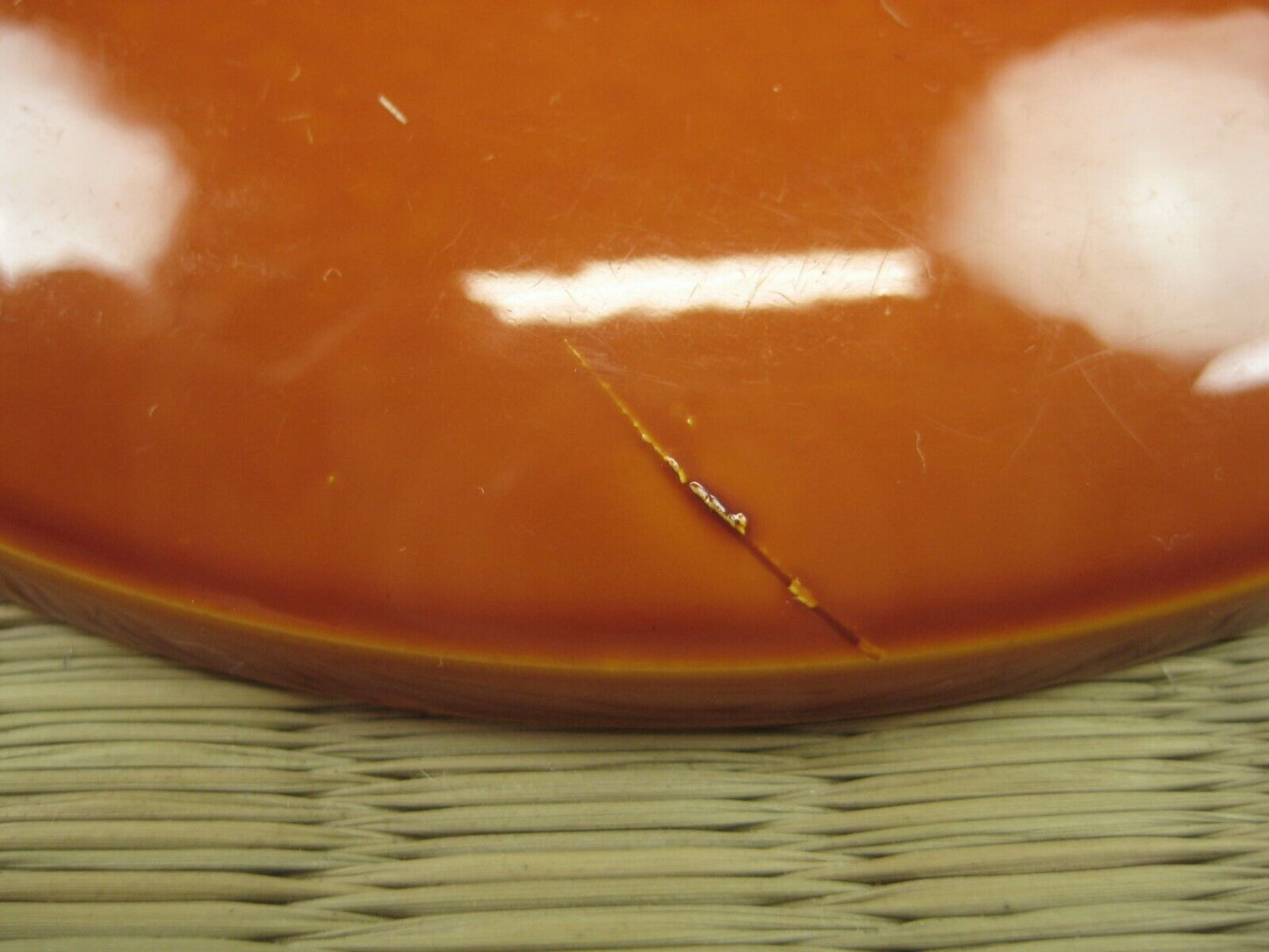 Vintage Japanese Hand Made Wood Hida Shunkei Lacquer Chataku Tea Saucer