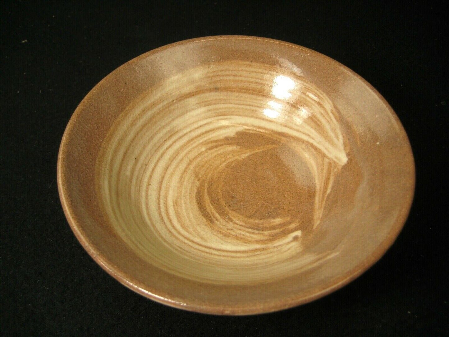 Vintage Japanese Tea Ceremony Ceramic Chawan Hand Painted Floral Tea Bowl