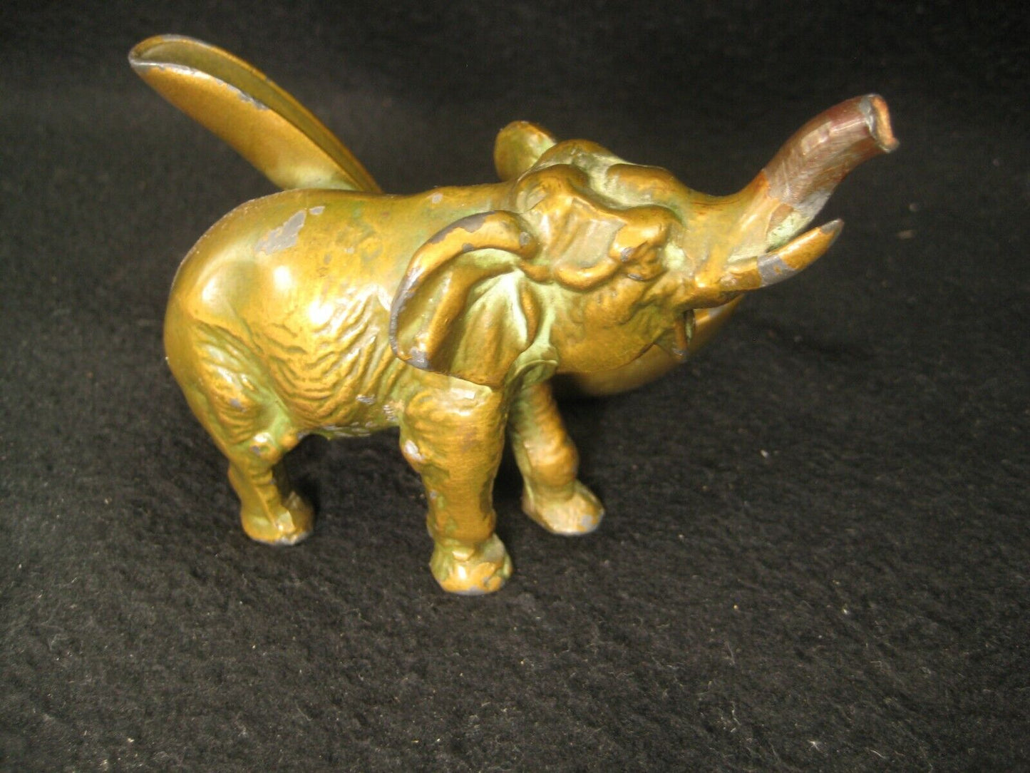 Vintage (C. 1920) Japanese Bronze Elephant Pipe Holder