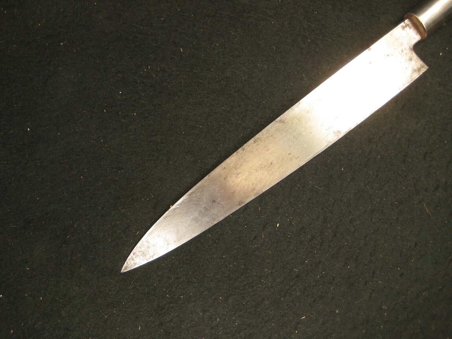 Vintage Japanese Signed Chef'S Sashimi Sushi Knife Laminated Samurai Steel