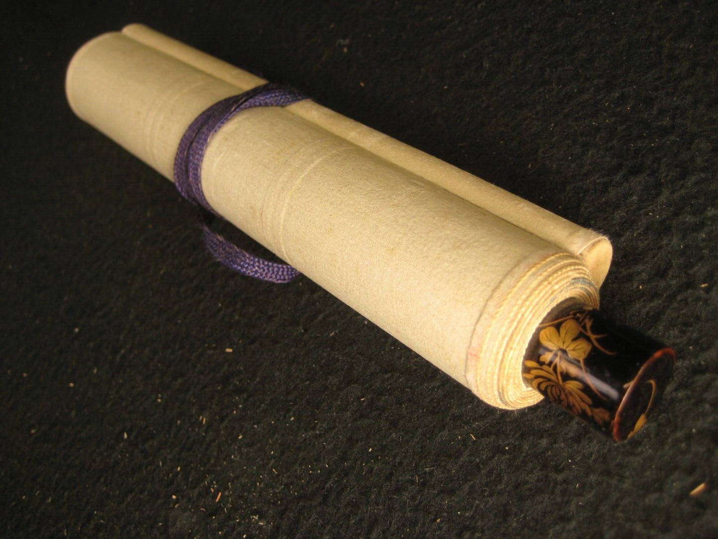 Antique Japanese Edo Era (C.1630) Rare Scroll: Courtesan By Tosa Mitsunori