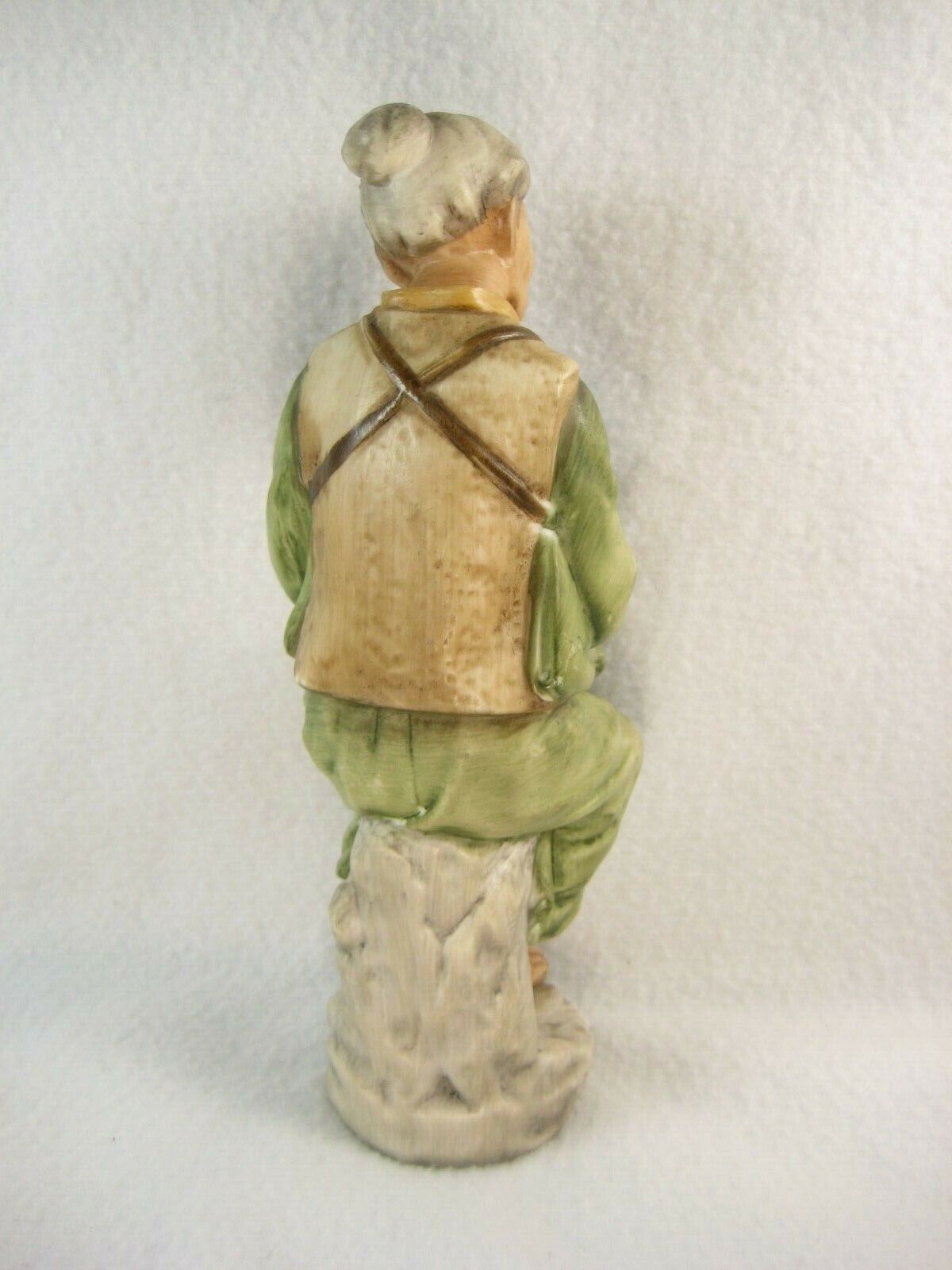 Antique Japanese Hand Painted Ceramic Statue Of Japanese Woman Ceramic Painter