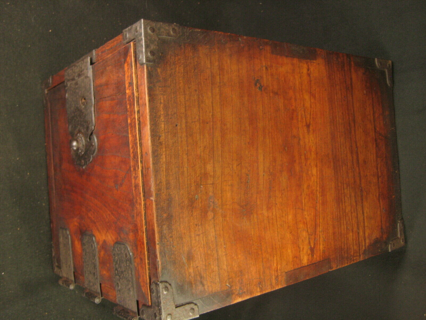 Antique Japanese Edo Era (C1800) Kakesuzuri Funadansu Document Tansu Chest