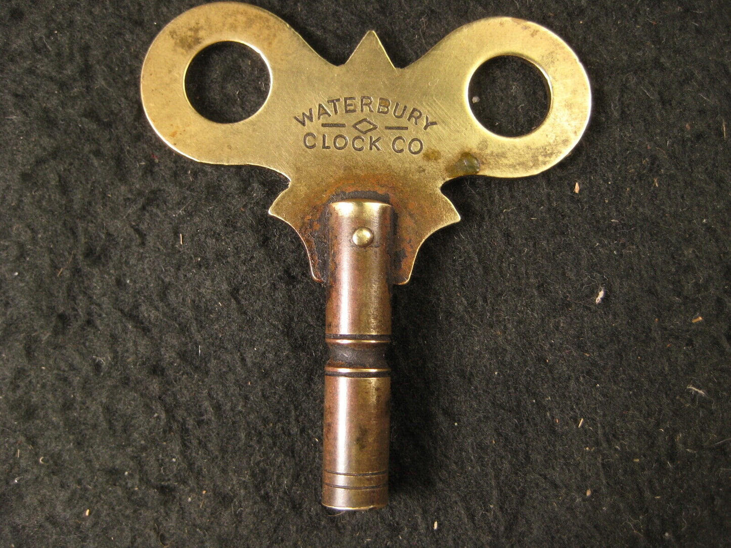 Antique Rare American Waterbury Clock Co. Name Stamped Clock Key C.1870