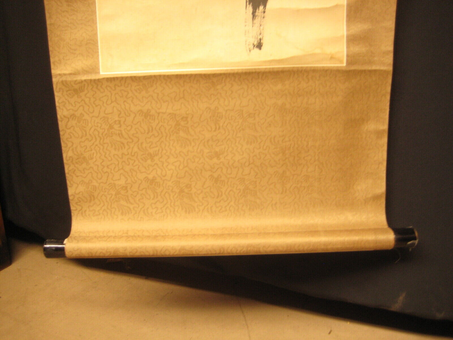Antique Japanese Meiji Era Signed Scroll Hand Written Calligraphy