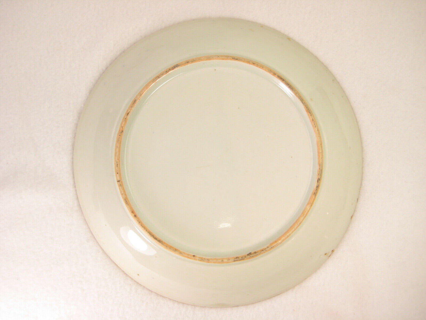 Antique c1900 Meiji Era Japanese Ceramic Imari Plate Cranes Pine & Mt Fuji