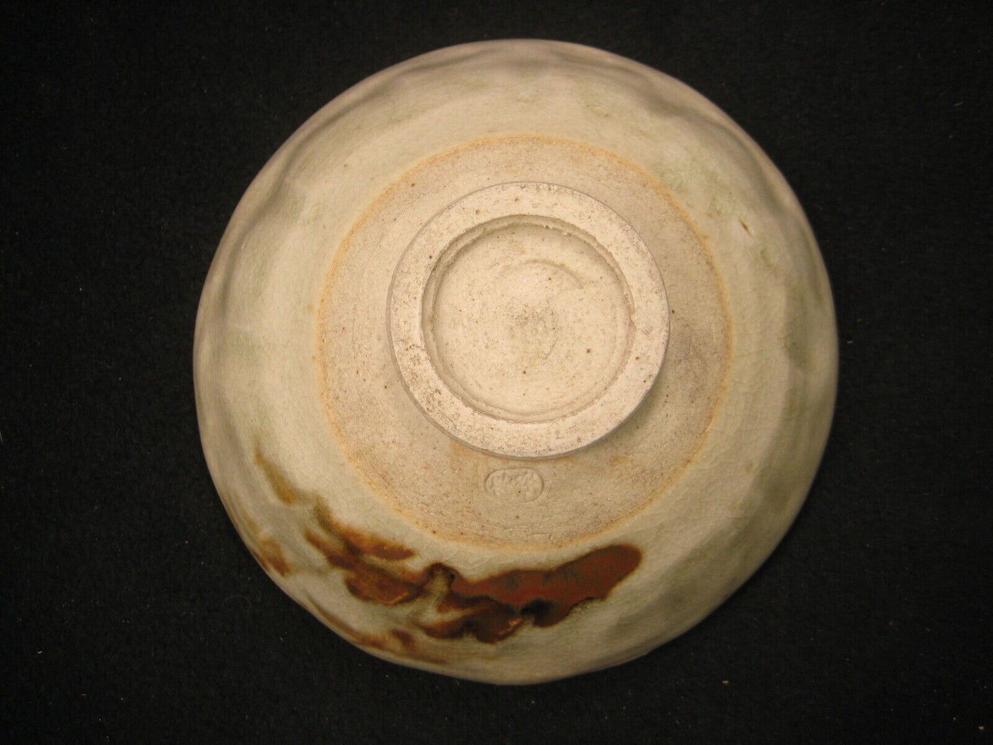 Vintage Japanese 1930's Signed Tea Ceremony Ceramic Summer Chawan Tea Bowl White