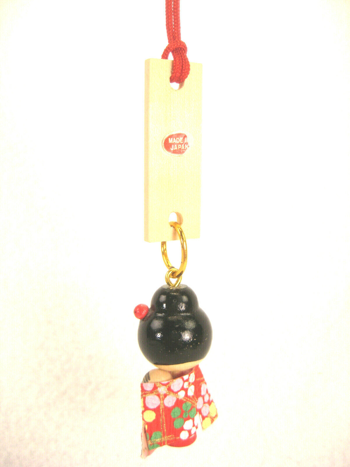 Japanese Hanging Kokeshi Charm To Protect Against Traffic Accidents