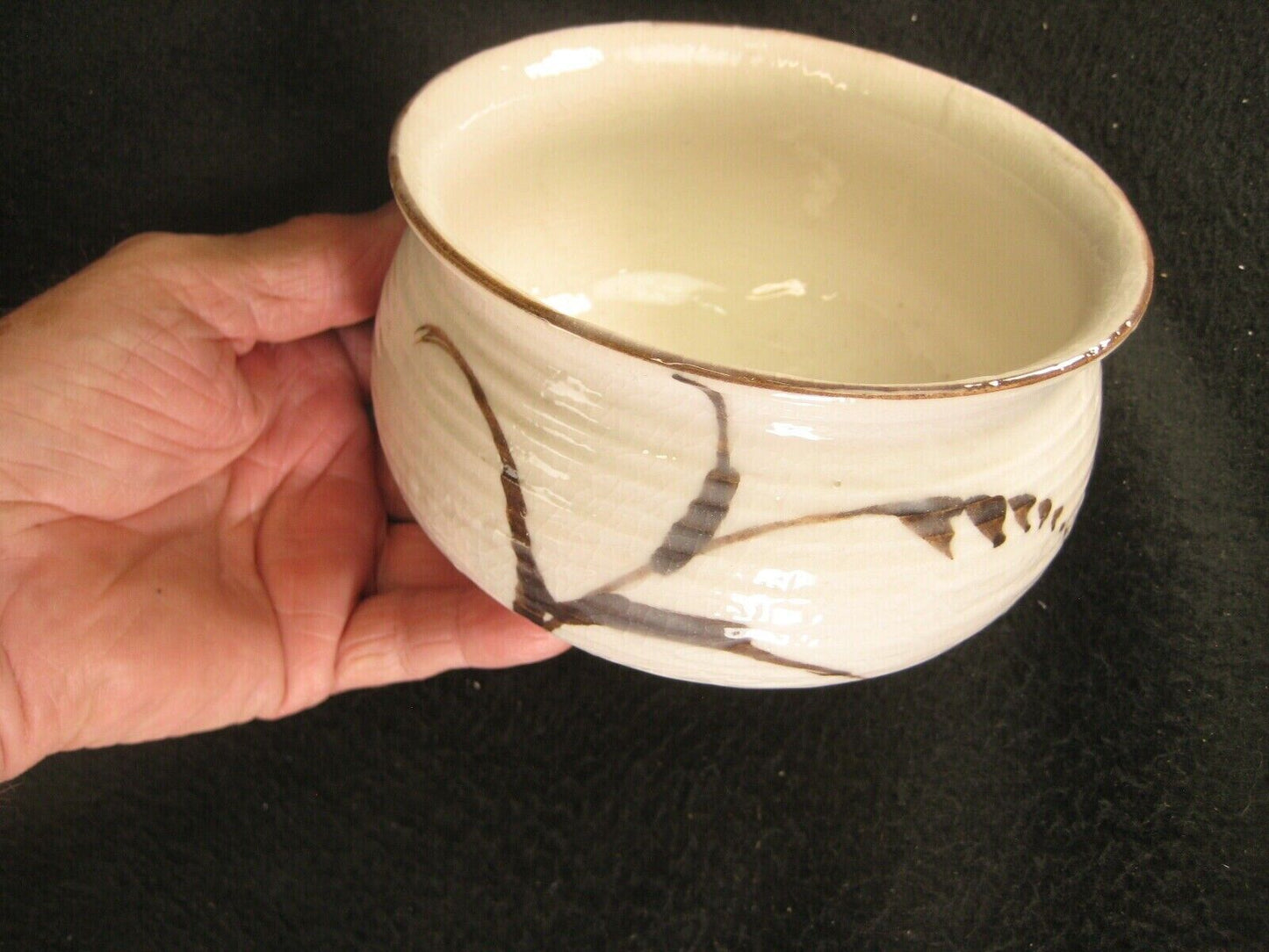 Vintage Japanese Signed Tea Ceremony Sado Ochakoboshi Karatsu Ware