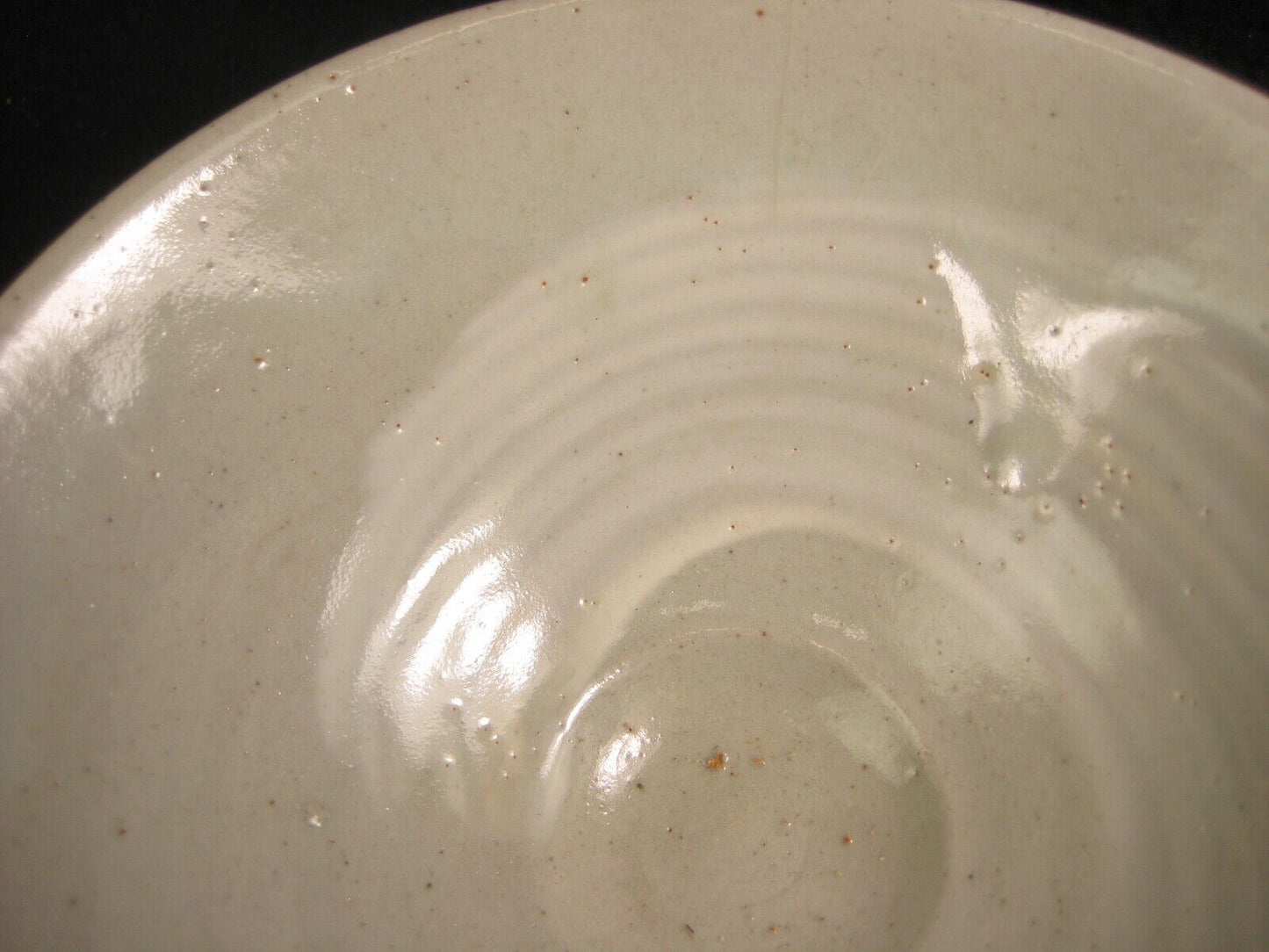 Vintage Japanese (C.1950) Signed Tea Ceremony Ceramic Chawan Tea Bowl W/Basket