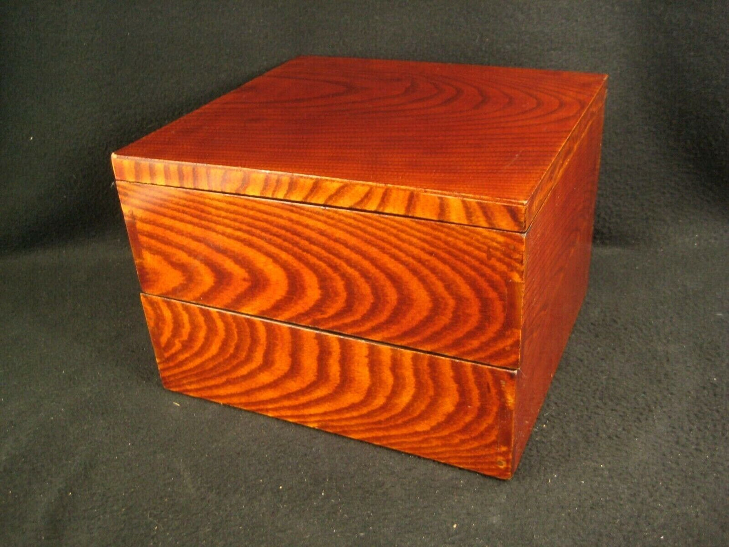 Antique Japanese Meiji Era (C.1900) Wood & Lacquer Kasaneju Stacking Box