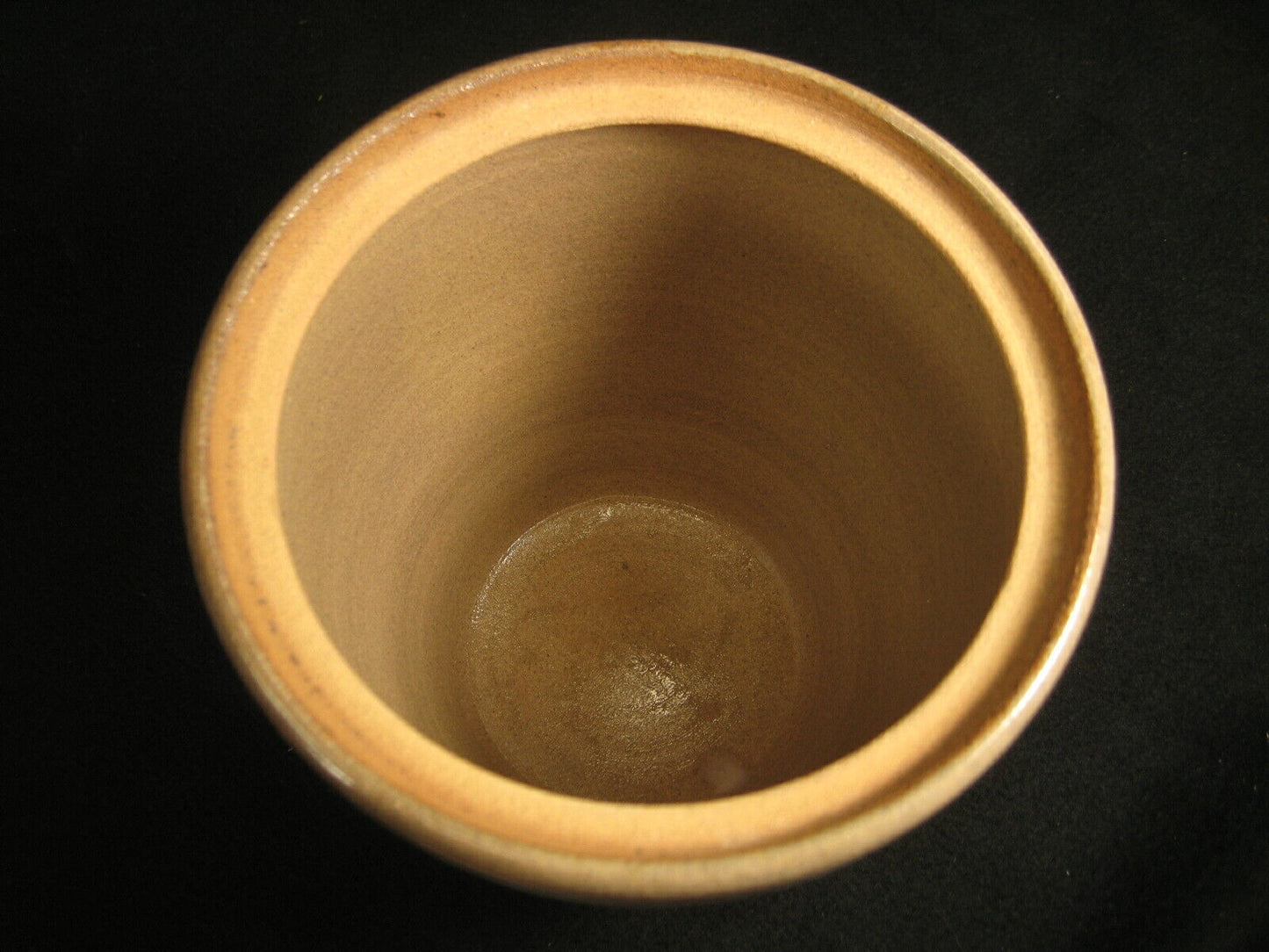 Vintage Japanese Tea Ceremony Ceramic Mizusashi Fresh Water Vessel Urn