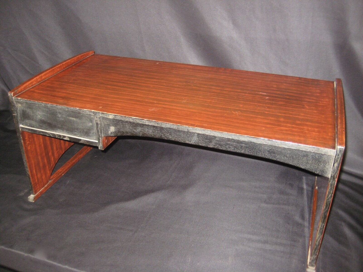 Antique Japanese Meiji Era (C1900) One Drawer Tansu Chest/Desk Zelkova Wood 30"