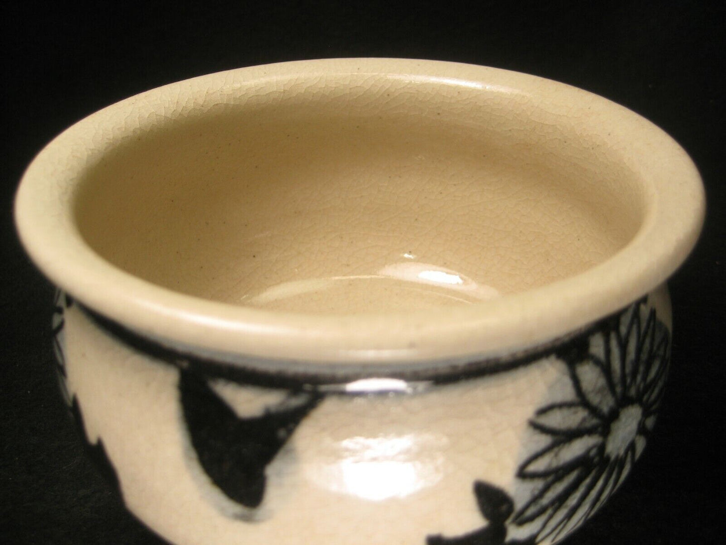 Vintage Japanese Signed Tea Ceremony Sado Chado Ochakoboshi Kensui Floral