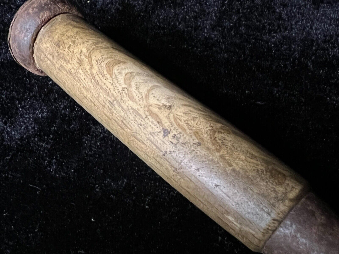 Vintage Japanese Signed Chisel Laminated Forged Iron Blade 1/2" Nomi Red Oak