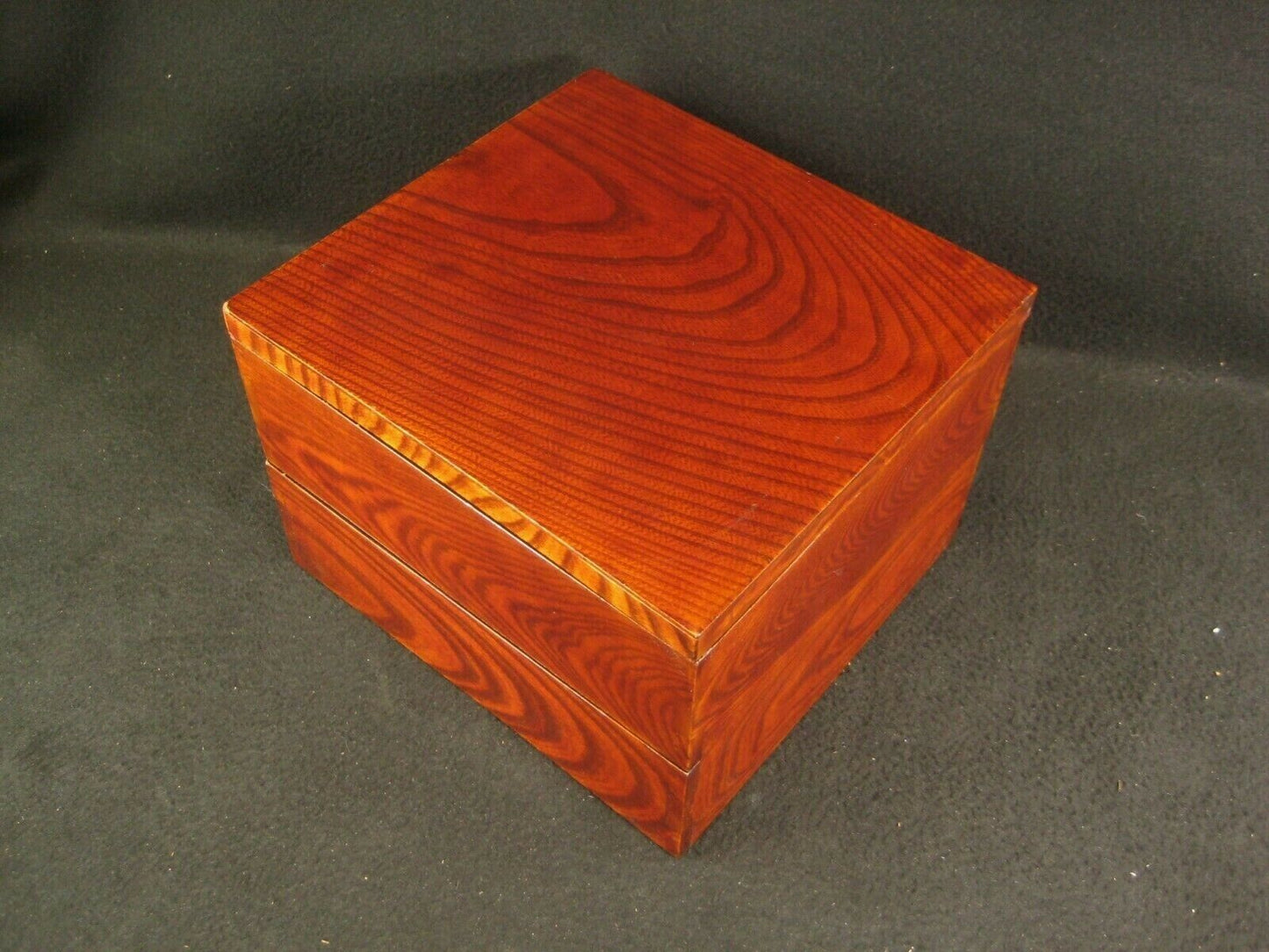 Antique Japanese Meiji Era (C.1900) Wood & Lacquer Kasaneju Stacking Box