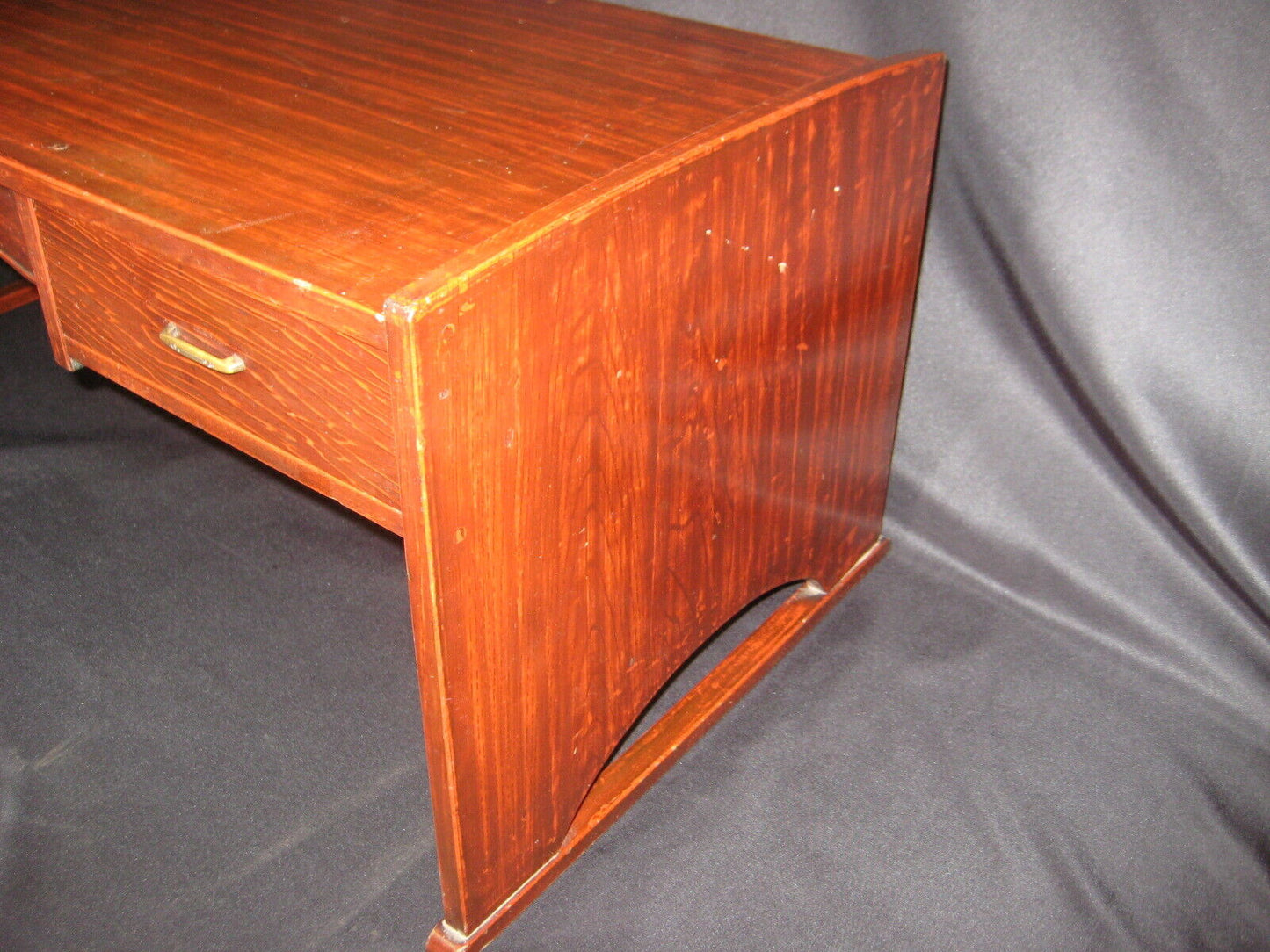 Antique Japanese Meiji Era (C1900) One Drawer Tansu Chest/Desk Zelkova Wood 30"