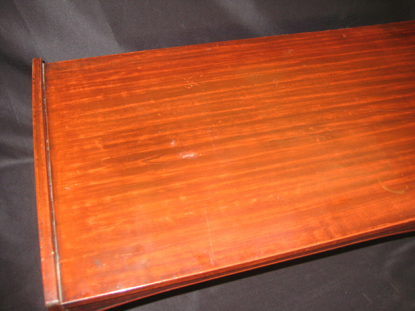 Antique Japanese Meiji Era (C1900) One Drawer Tansu Chest/Desk Zelkova Wood 30"