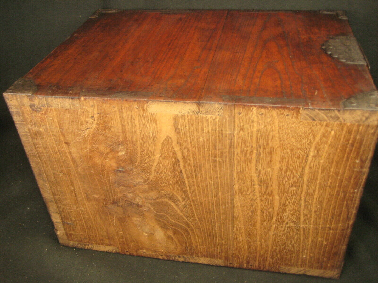 Antique Japanese Edo Era (C1800) Kakesuzuri Funadansu Document Tansu Chest