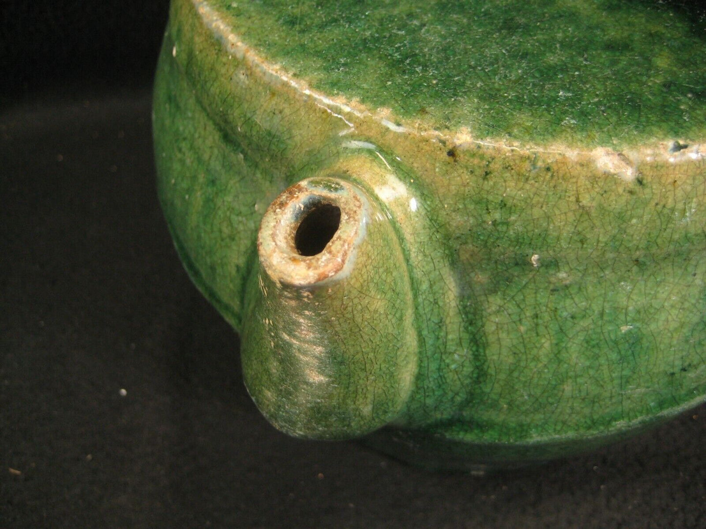 Jade Green Antique Chinese Qing Dynasty Tea Pot
